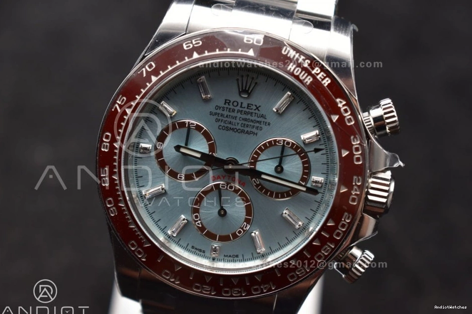 Markers Sticks 789 Bold Asian Ice 904L Dial 126506 904L SS Bracelet Clean SS Best Blue Edition 1:1 Super Clone on Daytona 0305